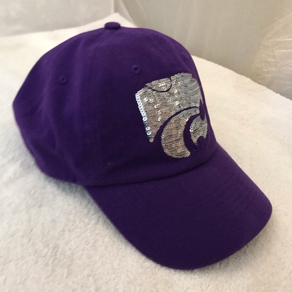 '47 Brand for NCAA Kansas State Woman's Wildcat Adjustable Purple Ball Cap - Picture 8 of 14